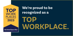 We're proud to be recognized as a TOP WORKPLACE.