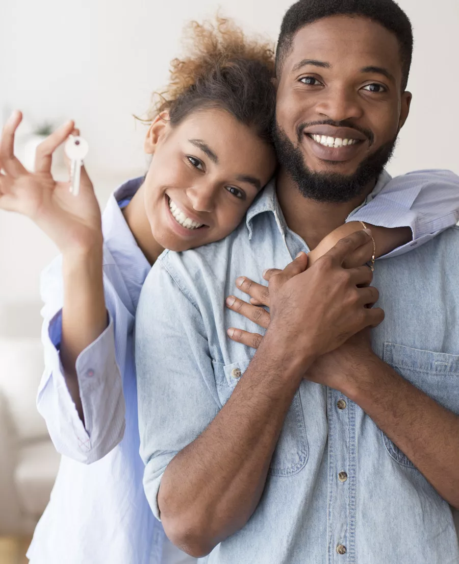 Couple in New Home